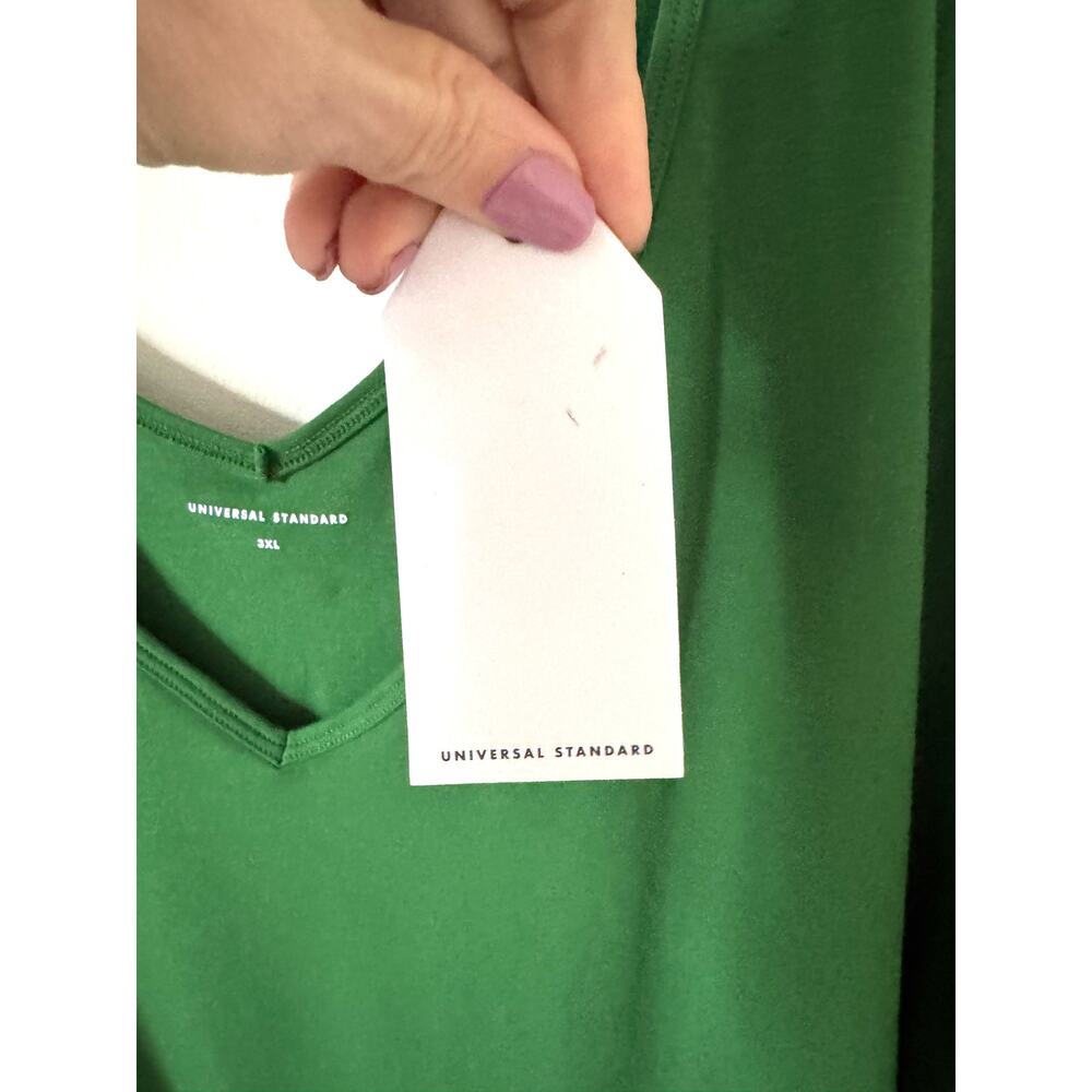 Universal Standard Double V-Neck Basic Short Slee… - image 5